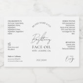 Minimales Logo 2 OZ Dropper Flasche Wasserdicht Et Lebensmitteletikett (Einzelnes Label)