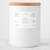 Minimales Logo 2 OZ Dropper Flasche Wasserdicht Et Lebensmitteletikett (Vorderseite)