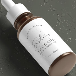 Minimales Logo 2 OZ Dropper Flasche Wasserdicht Et Lebensmitteletikett