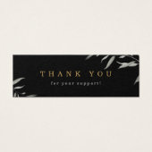 Minimales Logo für das Grüngeschäft dank Einlegen (Vorderseite)