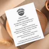 Minimales Marketing für das Firmenlogo Flyer