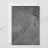 Minimales modernes Foto in der Erinnerung Einladung (Rückseite)