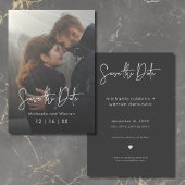 Minimales modernes Foto Save the Date