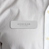 Minimales modernes Geschäft Namensschild