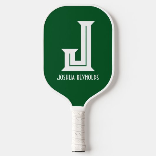 Minimales Monogram Green Pickleball Paddel Pickleball Schläger (Vorderseite)