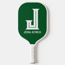 Minimales Monogram Green Pickleball Paddel Schläger