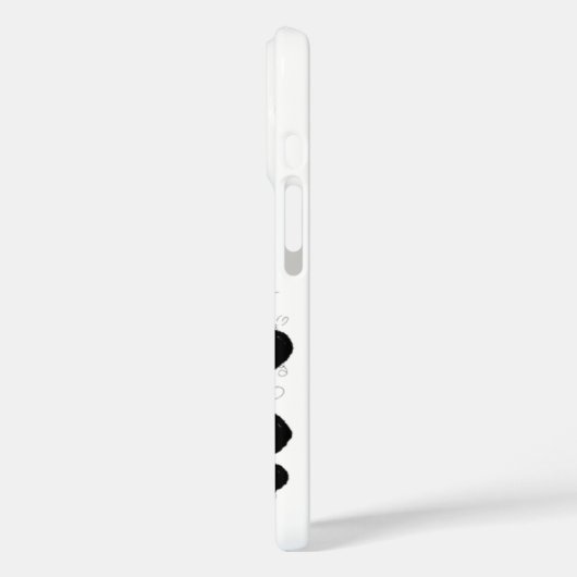 Minimales Portrait Case-Mate iPhone Hülle (Rückseite / Links)