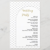 Minimales Programm für die Hochzeit von Bogenskrip (Rückseite)