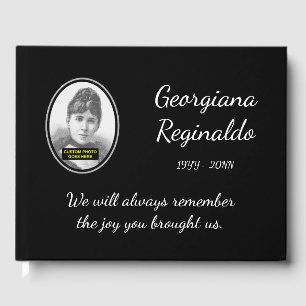 Minimales, respektable Begräbnis/Memorial Gästebuc Gästebuch