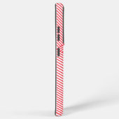 Minimales Rotes Muster Samsung Galaxy Hülle (Rechte Seite)