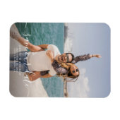 Minimales Save the Date Foto Magnet (Horizontal)