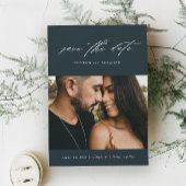 Minimales Script-Foto Save The Date