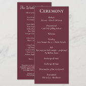 Minimales Script Lila Plum Programm (Vorne/Hinten)