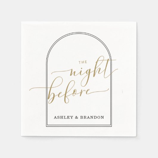 Minimales Skript für die Nacht vor Napkins Serviette (Vorderseite)