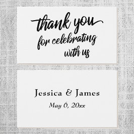 Minimales Skript Vielen Dank für Ihre Feier mit un