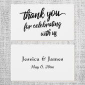 Minimales Skript Vielen Dank für Ihre Feier mit un