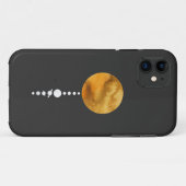 Minimales Sonnensystem Case-Mate iPhone Hülle (Rückseite (Horizontal))