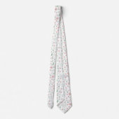 minimales tropisches Muster Krawatte (Rückseite)