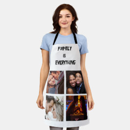 Minimales Typografy Custom Collage Foto Schürze