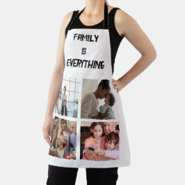 Minimales Typografy Custom Collage Foto Schürze