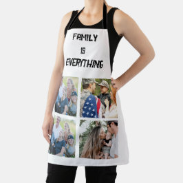 Minimales Typografy Custom Collage Foto Schürze