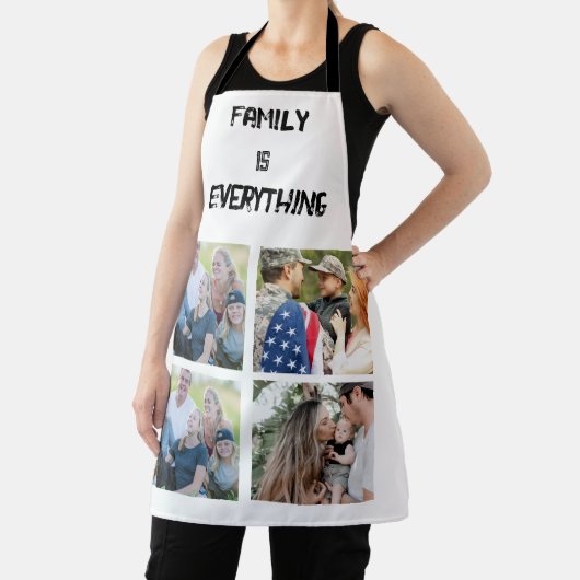 Minimales Typografy Custom Collage Foto Schürze (InSitu)