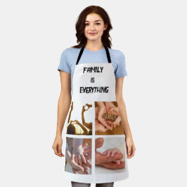 Minimales Typografy Custom Collage Foto Schürze