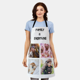 Minimales Typografy Custom Collage Foto Schürze