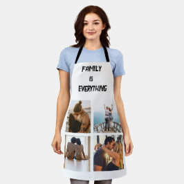 Minimales Typografy Custom Collage Foto Schürze