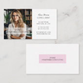 Minimales und Berufliches Foto für Mitarbeiter Visitenkarte (Vorne/Hinten)