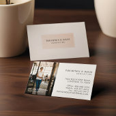 Minimales und Berufliches Foto für Mitarbeiter Visitenkarte