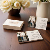 Minimales und Berufliches Foto für Mitarbeiter Visitenkarte