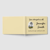 Minimales und Personalisiertes Beileid Gästebuch (Voll)