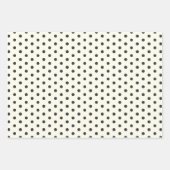 Minimales Whittan Polka Dot Wrapping Paper Geschenkpapier Set (Vorderseite)