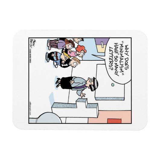 Minimalism Art Magnet (Horizontal)