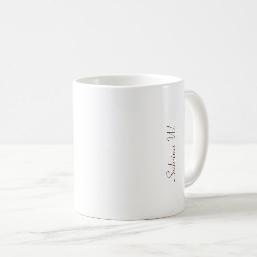 Minimalism Simple Flower Mug Kaffeetasse (VorderseiteRechts)