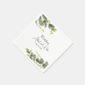 Minimalismode flores de mimosa serviette (Ecke)