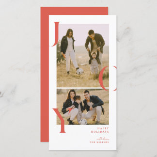 Minimalismus 2 Foto Collage Fotokarte Feiertagskarte