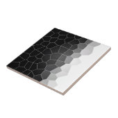 Minimalismus Abstrakt Art Holzkohle Weiße Zellen Fliese (Seite)