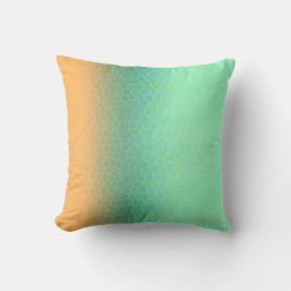 Minimalismus Abstrakt Art Pale Türkis Grün Beige Kissen