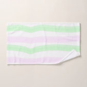 Minimalismus Abstrakt Art Pale Türkis Grün Rosa Badhandtuch Set (Handtuch)