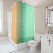 Minimalismus Abstrakt Art Pale Türkis Grüne Korall Duschvorhang (Beispiel)