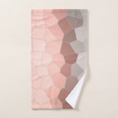 Minimalismus Abstrakt Art Pastell Graue Zellen Badhandtuch Set (Handtuch)