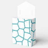 Minimalismus Abstrakte Kunst Blasstürkisfarbene We Geschenkschachtel (Geöffnet)