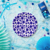 Minimalismus Bright Lila Abstrakt Pappteller (Party)