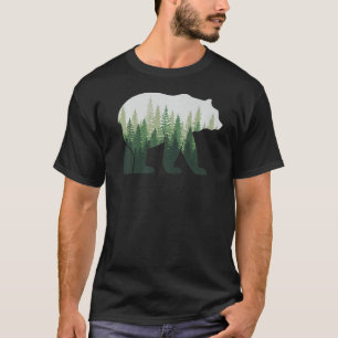Minimalismus der Wald-Natur T-Shirt