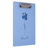 Minimalismus Einfache Blumen-Clipboard Klemmbrett (Rechts)