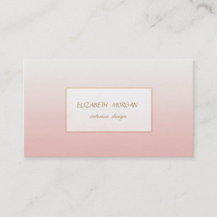 Minimalismus Elegante Moderne Visitenkarte
