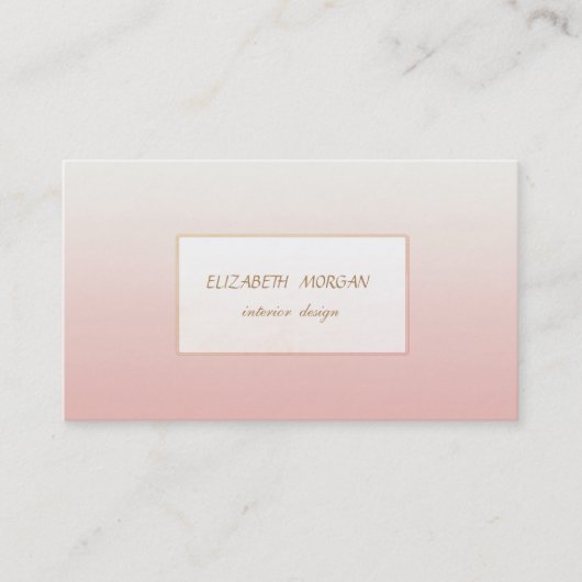 Minimalismus Elegante Moderne Visitenkarte (Vorderseite)