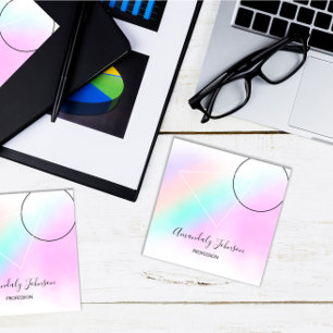 Minimalismus für die Geometrie des benutzerdefinie Quadratische Visitenkarte